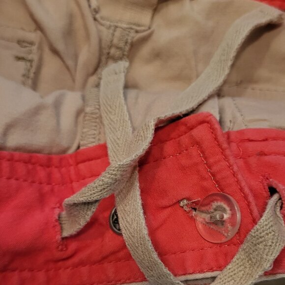 Athleta Coastal Cargo Convertible Hiking Shorts - Tan - Size 4 - Picture 7 of 9